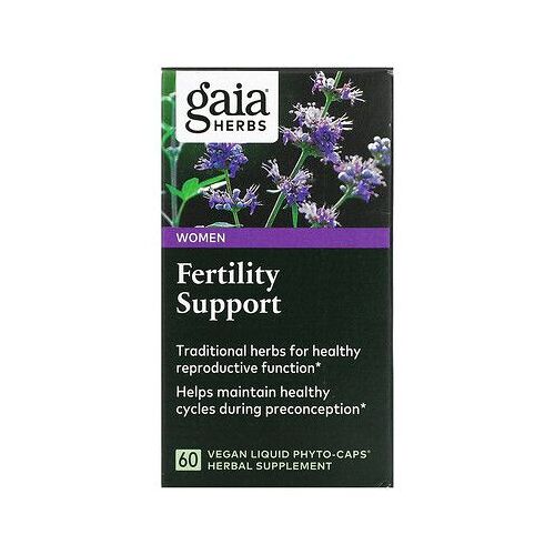 Gaia Herbs Soutien De La Fertilité Pour Les Femmes, 60 Capsules Liquides Vegan 