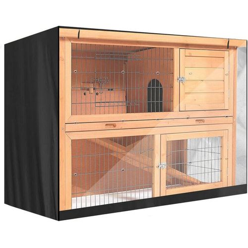 Housse De Clapier À Lapin,Housse Anti-Poussière Imperméable Pour Cage À Lapin,Durable En Tissu Oxford 210d,Accessoire Pour Cage À Volaille,30 X 20 Cm.(11.81x7.87 In).