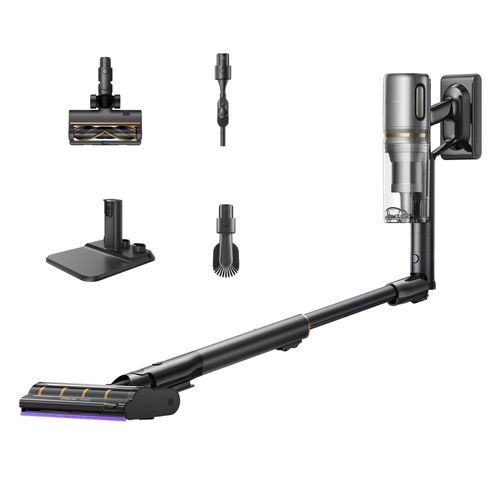 Aspirateur Balais sans Fil Dreame V20 Pro-A, Puissance d¿Aspiration de 210 AW, Autonomie de 90 Min, Filtration à 99,99%, Nettoyage des Bords à 0 mm, des Sols Durs, des Tapis et des Poils, sans N?uds