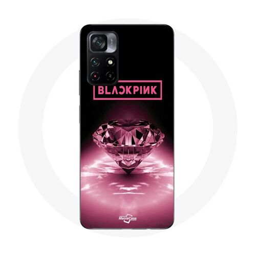 Coque Xiaomi Poco M4 Pro 5g Blackpink Diamond Noir Et Rose