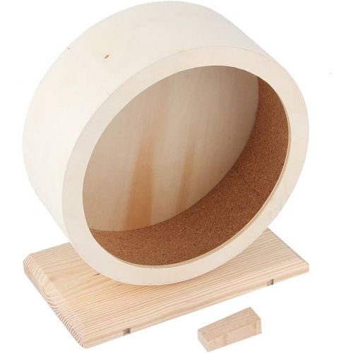 Roue De Course Pour Hamster,Roue De Hamster Silencieuse En Bois,Cochon D'inde,Nid De Repos De Roue D'exercice Pour Hérisson,Gerbilles,Chinchillas,Petits Animaux (S)
