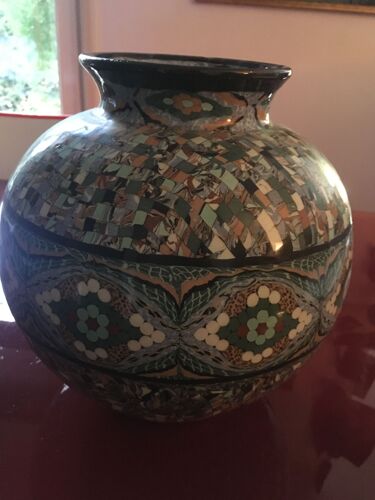 Vase Volumineux Boule En Céramique Gerbino Hauteur 23cm / Diamètre 21cm