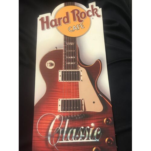 Flyer Hard Rock Cafe Classic Hollywood Los Angeles - 22,5x10 Cm