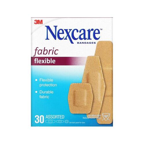 Nexcare Pansements En Tissu Souple, 30 Tailles Assorties 