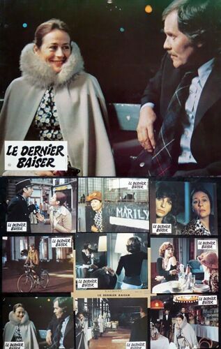 Le Dernier Baiser : Jeu A De 9 Photos D'exploitation Cinématographique - Format 21x27 Cm - De Dolorès Grassian Avec Annie Girardot, Maria Pacôme, Bernard Fresson, Jean-Pierre Coffe - 1977
