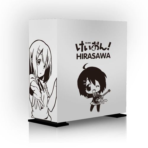 Noir Et Noir - Autocollant De Dessin Animé Nakano, Pour Étui De Pc, Décalcomanies De Dessin Animé, Pour Châssis D'ordinateur Atx, Étanche, Facile À Enlever