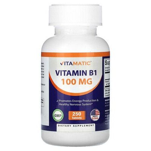 Vitamatic Vitamine B1, 100 Mg, 250 Comprimés 