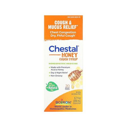 Boiron Chestal Honey, Sirop Contre La Toux, 200 Ml