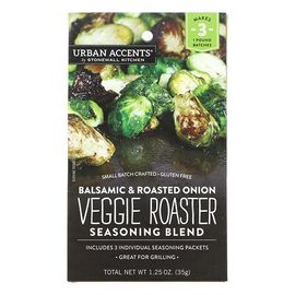 Urban Accents Assaisonnement Pour Légumes Rôtis, Vinaigre Balsamique Et Oignons Grillés, 35 G