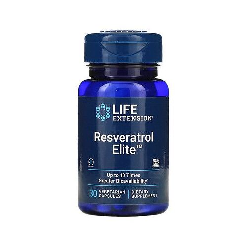 Life Extension Resvératrol, 100 Mg, 30 Capsules Végétariennes 