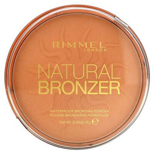 Rimmel London Natural Bronzer, Poudre Bronzante Résistante À L'eau, 021 Sun Light, 14 G 