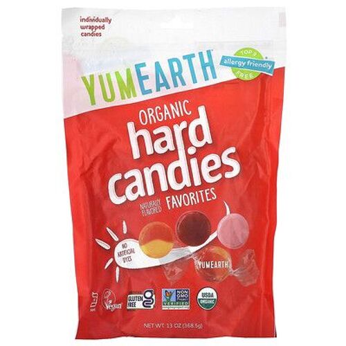 Yumearth Bonbons Bio Durs Aux Fruits Frais Bio, 368.5 G 