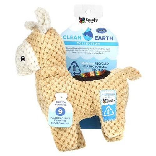 Spunky Pup Peluche Clean Earth, Lama, 1 Jouet
