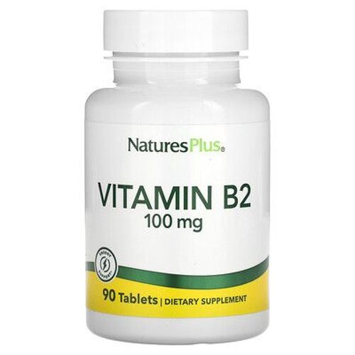 Naturesplus Vitamine B-2, 100 Mg, 90 Comprimés 