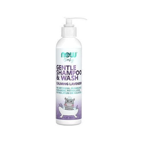 Now Foods Bébé, Shampooing Et Nettoyant Doux, Lavande Apaisante, 237 Ml