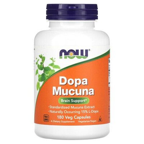 Now Foods Dopa Et Pois Mascate, 180 Capsules Végétales 