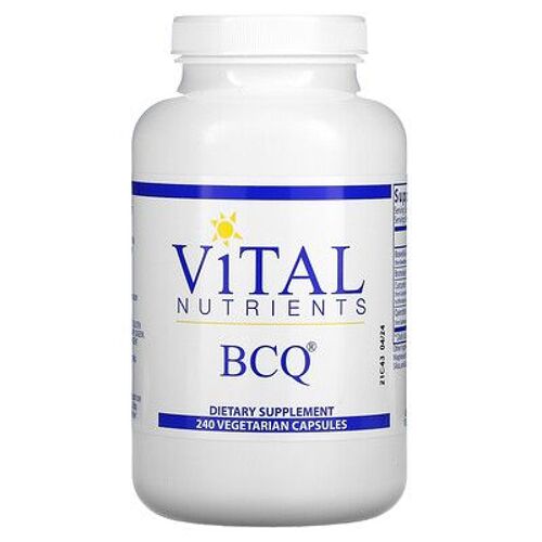 Vital Nutrients Bcq, 240 Capsules Végétariennes 