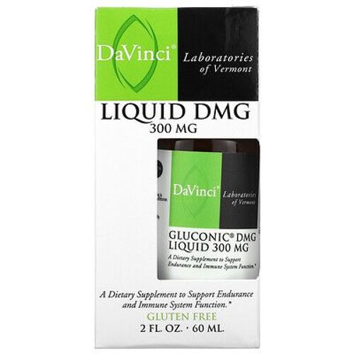 DaVinci Laboratories of Vermont DMG liquide Gluconic, 300 mg, 60 ml