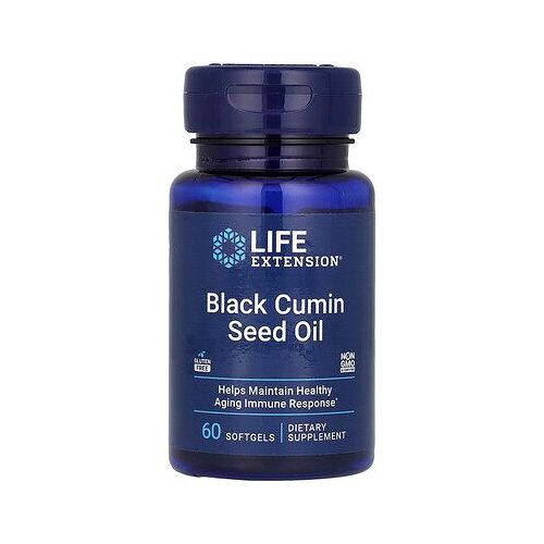 Life Extension Huile De Graine De Nigelle, 60 Capsules À Enveloppe Molle 