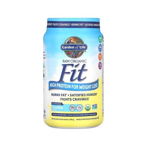 Garden Of Life Raw Organic Fit, Formule Minceur Hyperprotéinée, Vanille, 930 G 
