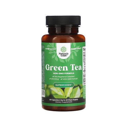 Nature's Craft Thé Vert, 60 Capsules 
