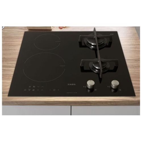 Table de cuisson mixte induction et gaz