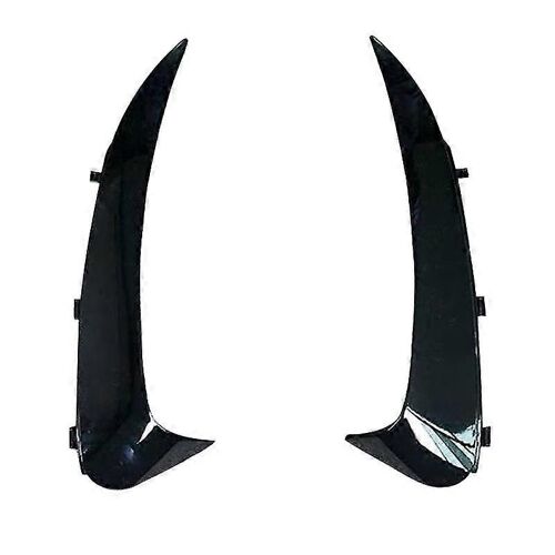 Pare-Chocs Arrière Noir Brillant Lip Spoiler Canards Autocollants Garniture Pour C Class W205 C43 C63 Amg 2015-2019 S