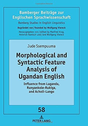 Morphological And Syntactic Feature Analysis Of Ugandan English