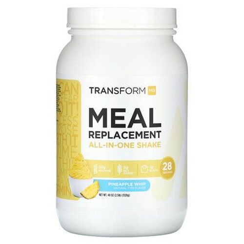 Transformhq Substitut De Repas, Boisson Fouettée Tout-En-Un, Ananas Whip, 1120 G