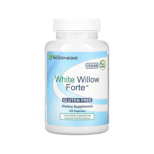 Nutra Biogenesis Saule Blanc Fort, 120 Capsules 