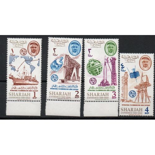 Emirats Arabes Unis ( Sharjah ) Timbres Union Internationale Des Télécommunications 1965