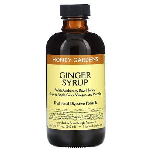 Honey Gardens Sirop De Gingembre, 240 Ml