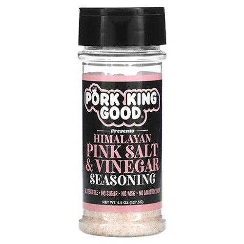 Pork King Good Assaisonnement Au Vinaigre Et Sel Rose De L'himalaya, 127,5 G