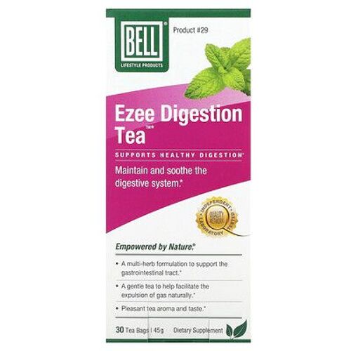 Bell Lifestyle Ezee Digestion Tea, 30 Sachets De Thé (45 G)