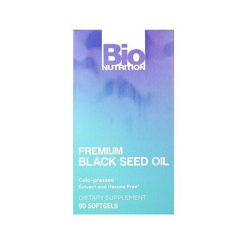 Bio Nutrition Huile De Nigelle Premium, 90 Capsules À Enveloppe Molle 