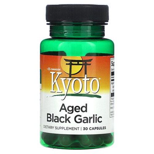 Swanson Kyoto, Ail Noir Vieilli, 30 Capsules 
