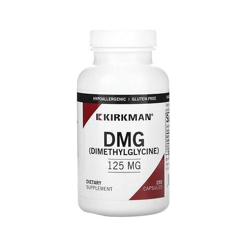 Kirkman Labs Dmg (Diméthylglycine), 125 Mg, 250 Capsules 