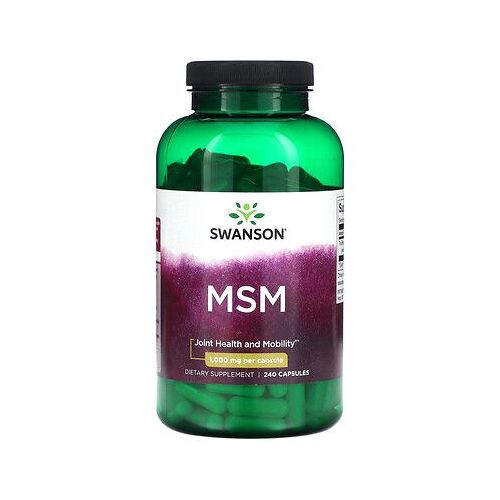 Swanson Msm, 1000 Mg, 240 Capsules 