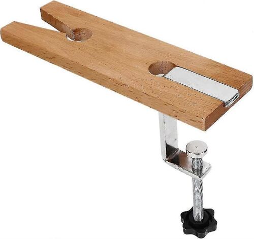 Wooden Jewelers Workbench, Jewelers Bench Clamp Clamp C-Shaped V-Slot Pince De Table Pour La Fabrication Et Le Traitement De Bijoux