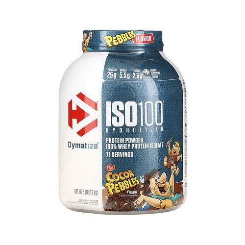 Dymatize Iso100 Hydrolysé, 100 % Isolat De Protéines De Lactosérum, Flocons De Chocolat, 2,3 Kg 