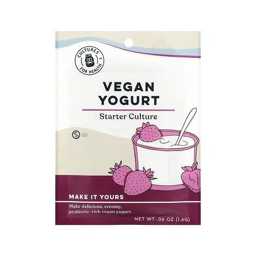Cultures For Health Yaourt Vegan, 4 Sachets, 1,6 G