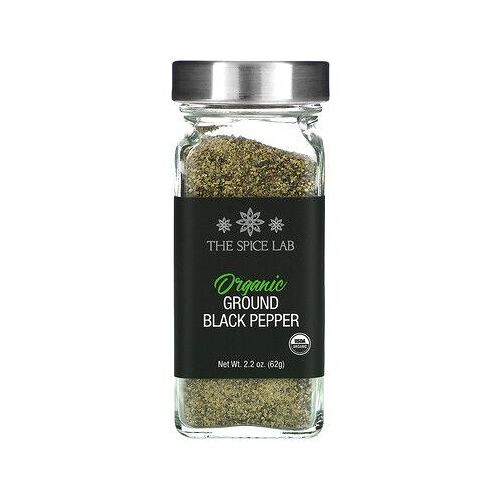 The Spice Lab Poivre Noir Moulu Biologique, 62 G