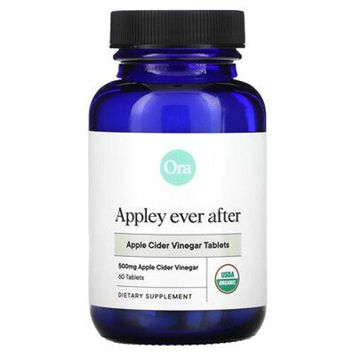 Ora Appley Ever After, Comprimés De Vinaigre De Cidre, 500 Mg, 60 Comprimés