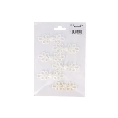 Brandebourg Petit Modèle 7 Cm Façon Passementerie X6