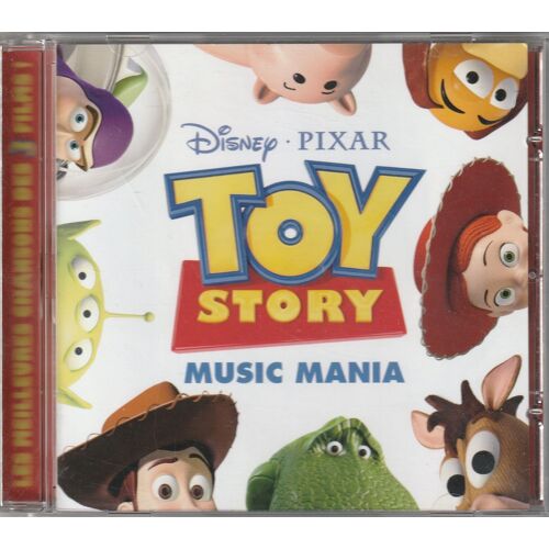 Toy Story Music Mania Cd Disney Pixar Bo Francaise Avec Charlelie Couture