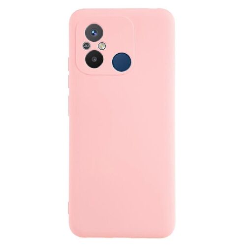 Coque de téléphone portable pour Xiaomi Redmi 12C 4G Silicone liquide TPU 2,0 mm d¿épaisseur Arc Edge Phone Cover