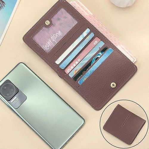 Gl-11 Rfid Blocage Première Couche En Peau De Vache Portefeuille Court Femmes Cartes Porte-Monnaie Porte-Monnaie