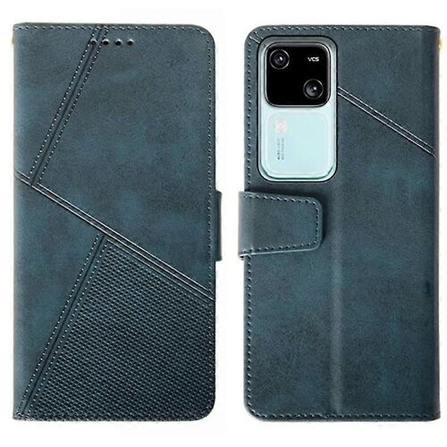 IDEWEI Pour vivo V30 5G PU Cuir Étui Fentes Cartes Portefeuille Calf Texture Housse de téléphone