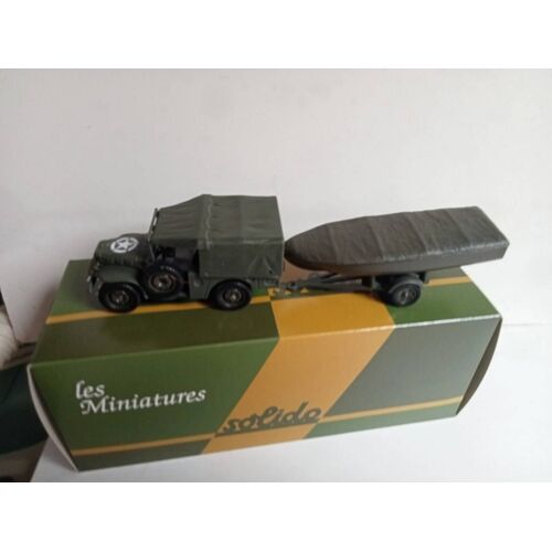 Solido France Le Dodge 4x4 Génie Neuf Avec Accessoires