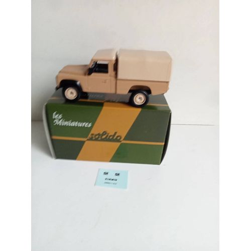 Solido France Le Land Rover 110 Pick Up Neuf Avec Accessoires 1/43